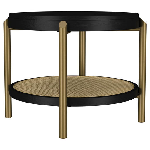 Arini - Round End Side Table With Storage Shelf – End Tables by Coaster Fine Furniture at Furniture Wholesale Plus , Nashville furniture store
