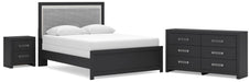 Maeling - Upholstered Panel Bedroom Set – 4 Piece Bedroom Sets by Signature Design by Ashley® at Furniture Wholesale Plus , Nashville furniture store