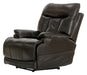 Naples - Power Lay Flat Recliner With Extended Ottoman - Chocolate – Reclining Chairs by Catnapper at Furniture Wholesale Plus , Nashville furniture store