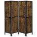 Deepika - 4-Panel Room Divider Folding Screen - Rustic Nutmeg – Room Dividers by CoasterEveryday at Furniture Wholesale Plus , Nashville furniture store