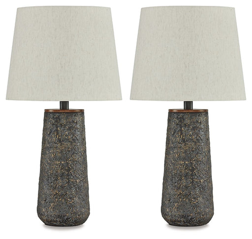 Chaston - Metal Table Lamp (Set of 2) - Premium Table Lamps from Signature Design by Ashley® - Just $128! Shop now at Furniture Wholesale Plus  We are the best furniture store in Nashville, Hendersonville, Goodlettsville, Madison, Antioch, Mount Juliet, Lebanon, Gallatin, Springfield, Murfreesboro, Franklin, Brentwood