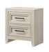 Lorraine - Nightstand - Antique White – Accent Nightstands by Crown Mark at Furniture Wholesale Plus , Nashville furniture store