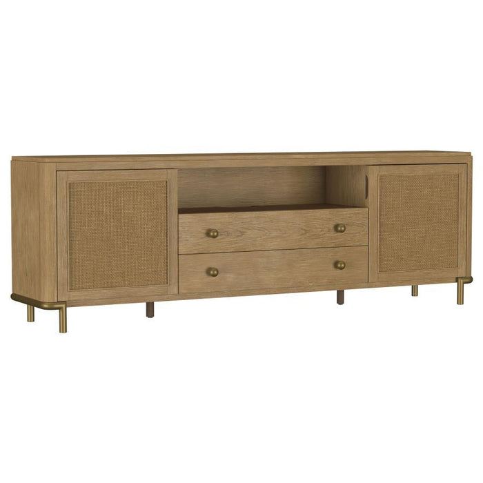 Arini - Rattan Cane 2-Door TV Stand Media Console - Premium TV Stands from Coaster Fine Furniture - Just $1079! Shop now at Furniture Wholesale Plus  We are the best furniture store in Nashville, Hendersonville, Goodlettsville, Madison, Antioch, Mount Juliet, Lebanon, Gallatin, Springfield, Murfreesboro, Franklin, Brentwood