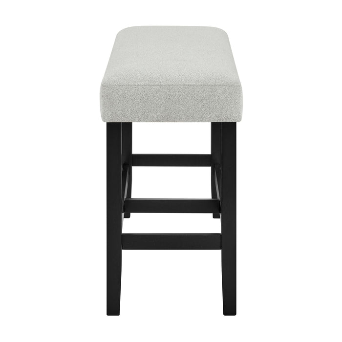 Marbel - Counter Height Bench - Dove – Counter Benches by Crown Mark at Furniture Wholesale Plus , Nashville furniture store