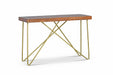 Walter - Brass Inlay Sofa Table - Brown – Sofa Tables by Steve Silver Furniture at Furniture Wholesale Plus , Nashville furniture store