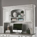 Magnolia Manor - Jr Executive Credenza Hutch - Antique White – Hutches by Liberty Furniture at Furniture Wholesale Plus , Nashville furniture store