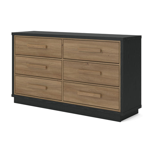 Kozmour - Six Drawer Dresser - Black / Brown – Dressers by Signature Design by Ashley® at Furniture Wholesale Plus , Nashville furniture store