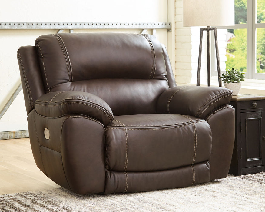 Dunleith - Zero Wall Recliner w/PWR HDRST - Chocolate – Reclining Chairs by Signature Design by Ashley® at Furniture Wholesale Plus , Nashville furniture store