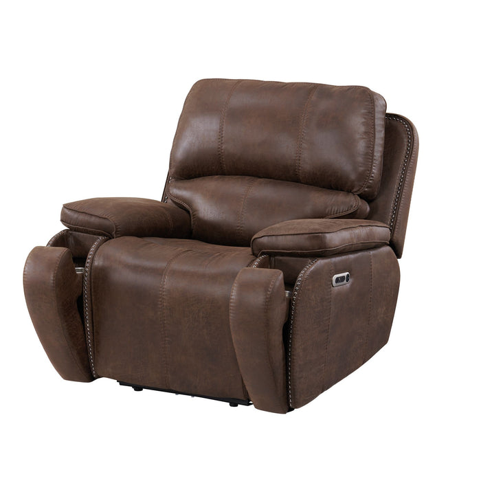 Atlantis - Power Motion Recliner With Power Head Recliner - Heritage Brown – Reclining Chairs by Elements International at Furniture Wholesale Plus , Nashville furniture store