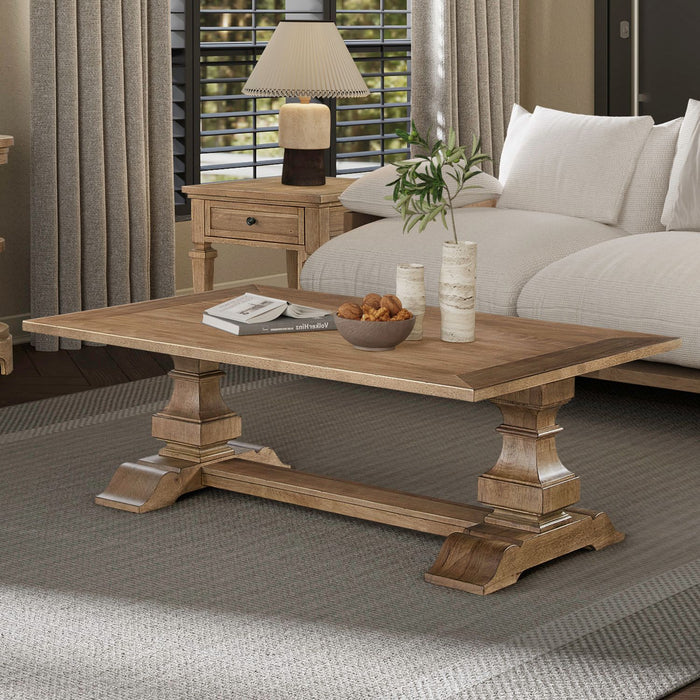 Haven Hills - Rectangular Cocktail Table - Camel Beige – Cocktail Tables by Liberty Furniture at Furniture Wholesale Plus , Nashville furniture store