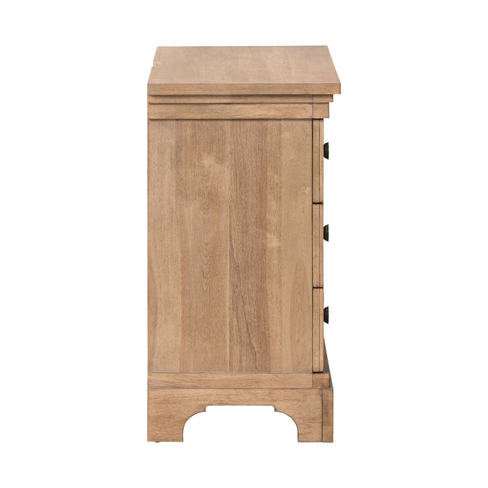 Haven Hills - Bedside Chest With Charging Station - Camel Beige – Bedside Chests by Liberty Furniture at Furniture Wholesale Plus , Nashville furniture store