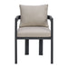 Playa - Dining Chair (Set of 2) - Dark Gray / Beige – Chair Sets by Elements International at Furniture Wholesale Plus , Nashville furniture store