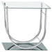 Danville - Rectangular U-Shaped Glass Top Table – End Tables by CoasterEssence at Furniture Wholesale Plus , Nashville furniture store