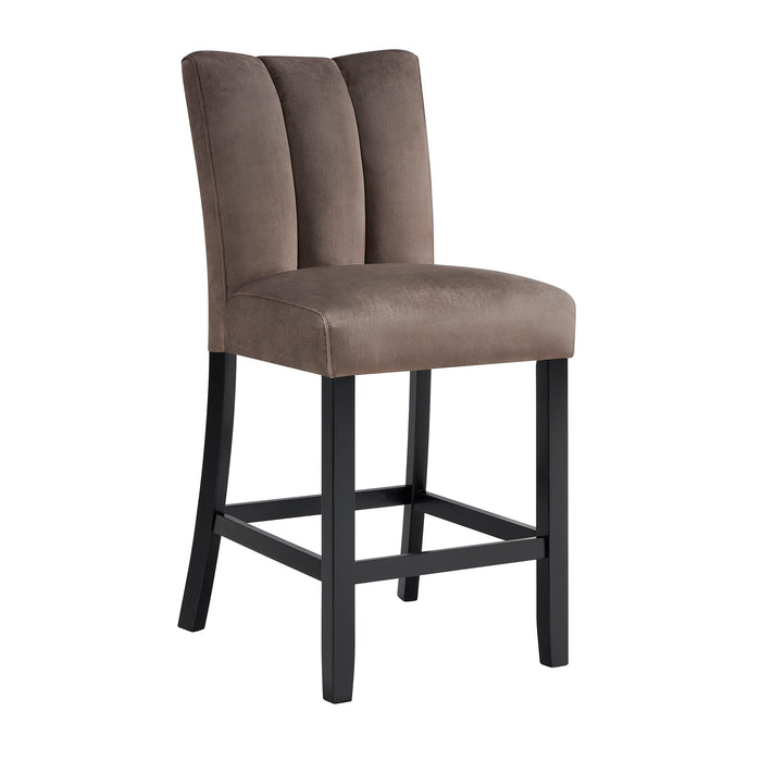 Vega - Counter Height Chair (Set of 2) - Mocha – Chair Sets by Crown Mark at Furniture Wholesale Plus , Nashville furniture store