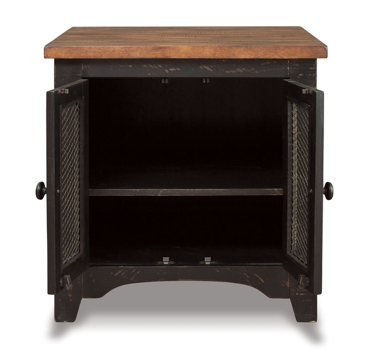 Valebeck - Rectangular End Table - Black / Brown – End Tables by Signature Design by Ashley® at Furniture Wholesale Plus , Nashville furniture store