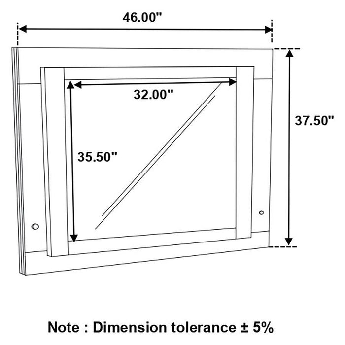 Felicity - Wood LED Dresser Mirror - White High Gloss – Mirrors by CoasterEssence at Furniture Wholesale Plus , Nashville furniture store
