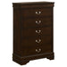 Louis Philippe - Five-drawer Chest – Accent Chests by CoasterEveryday at Furniture Wholesale Plus , Nashville furniture store
