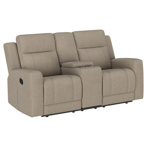 Brentwood - Upholstered Motion Reclining Loveseat – Reclining Loveseats by Coaster Fine Furniture at Furniture Wholesale Plus , Nashville furniture store