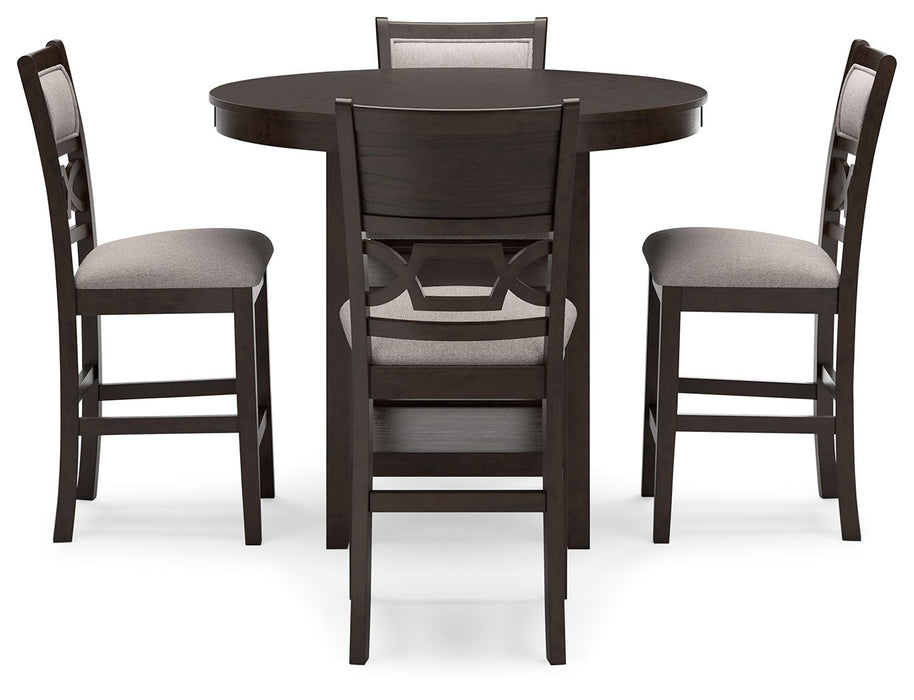 Langwest - Dining Room Counter Table Set (Set of 5) - Brown – 5 Piece Dining Room Sets by Signature Design by Ashley® at Furniture Wholesale Plus , Nashville furniture store