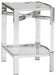 Chaseton - Accent Table - Clear / Silver Finish – Accent Tables by Signature Design by Ashley® at Furniture Wholesale Plus , Nashville furniture store