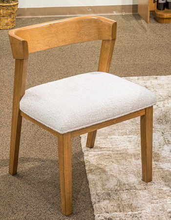 Pamaria - Dining Upholstered Side Chair (Set of 2) - Light Brown – Chair Sets by Signature Design by Ashley® at Furniture Wholesale Plus , Nashville furniture store