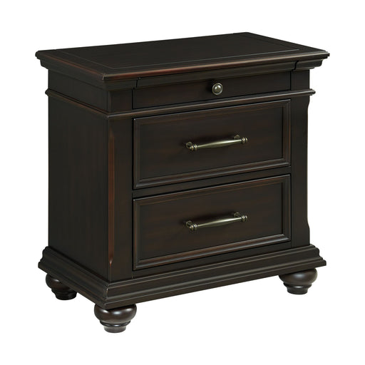 Slater - 3-Drawer Nightstand With Usb Ports – Nightstands w/ Charging Stations by Elements International at Furniture Wholesale Plus , Nashville furniture store