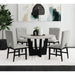 Oregon - Round Table With Faux Marble Top – Counter Tables by Elements International at Furniture Wholesale Plus , Nashville furniture store