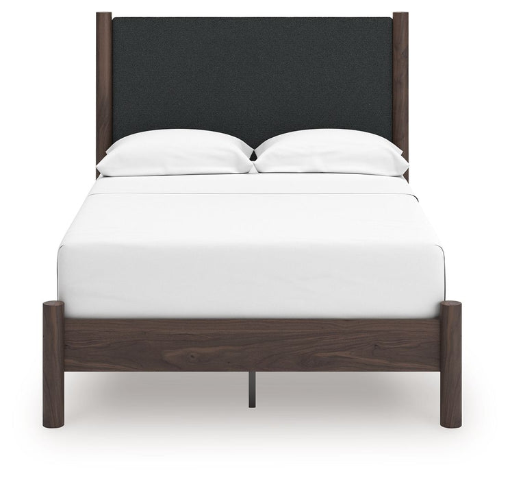 Pamytta - Upholstered Panel Platform Bed – Upholstered Beds by Signature Design by Ashley® at Furniture Wholesale Plus , Nashville furniture store