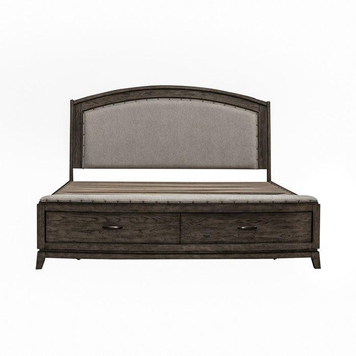 Avalon - Upholstered Storage Bed – Storage Beds by Liberty Furniture at Furniture Wholesale Plus , Nashville furniture store