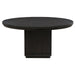 Leandro - 60" Round Dining Table - Burnished Black – Dining Tables by Coaster Fine Furniture at Furniture Wholesale Plus , Nashville furniture store