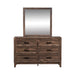 Ridgecrest - Dresser & Mirror - Light Brown – Dresser & Mirror by Liberty Furniture at Furniture Wholesale Plus , Nashville furniture store