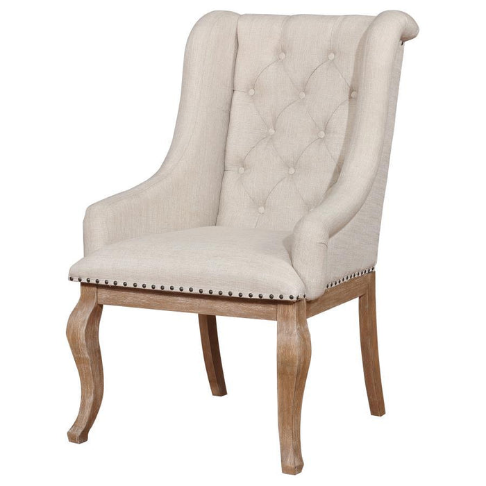 Brockway - Upholstered Arm Chair (Set of 2) – Chair Sets by CoasterEssence at Furniture Wholesale Plus , Nashville furniture store