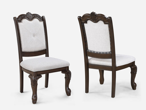 Kiera - Side Chair (Set of 2) - Cherry Brown – Chair Sets by Crown Mark at Furniture Wholesale Plus , Nashville furniture store