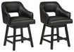 Tallenger - Upholstered Swivel Barstool (Set of 2) – Stool Sets by Signature Design by Ashley® at Furniture Wholesale Plus , Nashville furniture store
