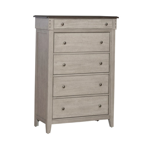 Ivy Hollow - 5 Drawer Chest - Weathered Linen / Dusty Taupe – Accent Chests by Liberty Furniture at Furniture Wholesale Plus , Nashville furniture store