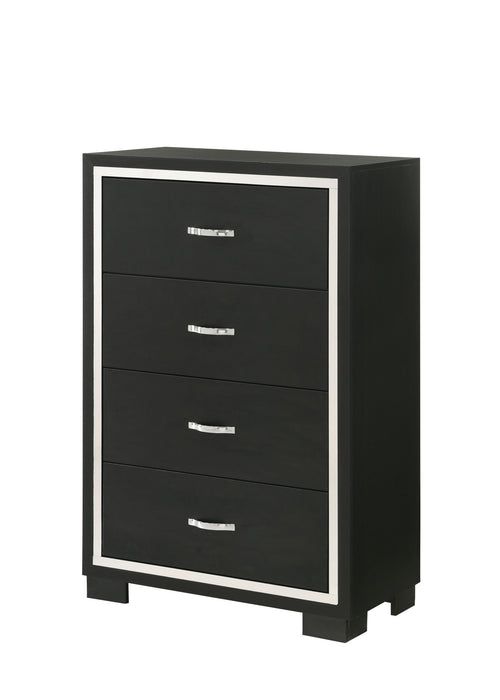 Gennro - Chest - Black – Accent Chests by Crown Mark at Furniture Wholesale Plus , Nashville furniture store