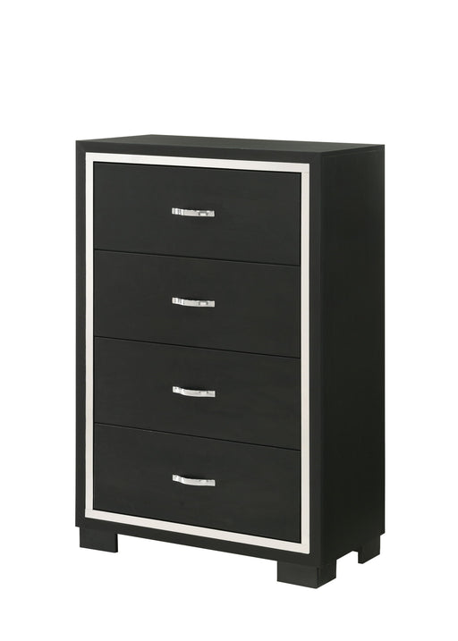 Gennro - Chest - Black – Accent Chests by Crown Mark at Furniture Wholesale Plus , Nashville furniture store