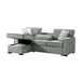 Caracas - Sectional Sleeper Chofa With Pull Bed, Drop Table & USB – Sleeper Sectionals by Elements International at Furniture Wholesale Plus , Nashville furniture store