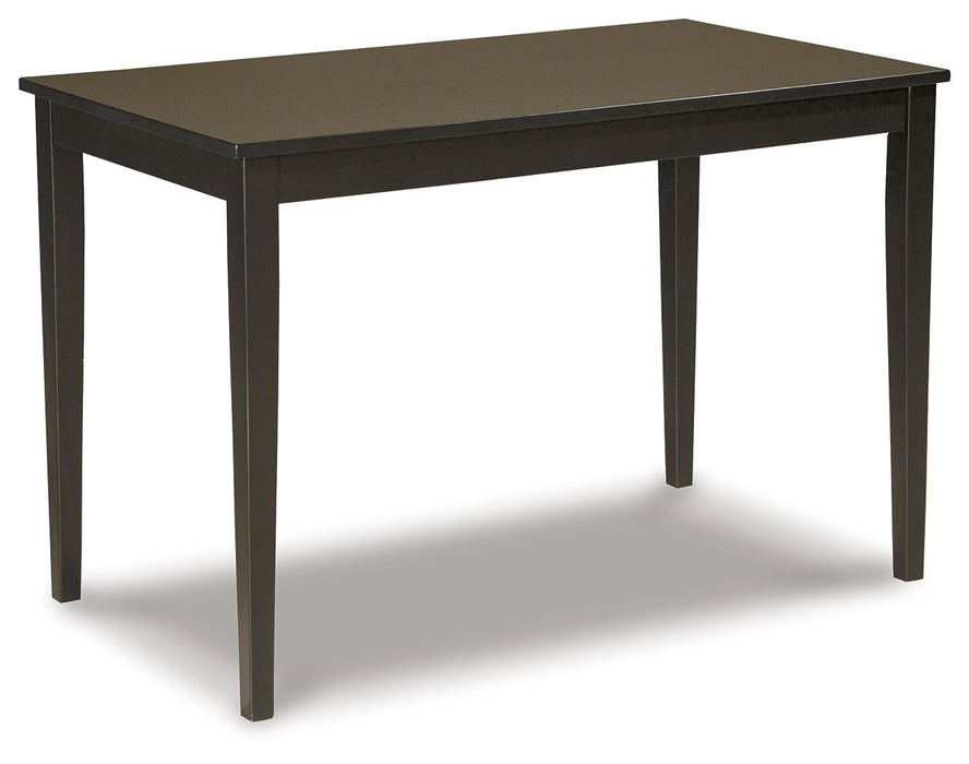 Kimonte - Rectangular Dining Room Table - Dark Brown – Dining Tables by Signature Design by Ashley® at Furniture Wholesale Plus , Nashville furniture store