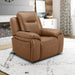 Callihan - Swivel Glider Recliner P3 - York Butternut – Swivel Glider Chairs by Liberty Furniture at Furniture Wholesale Plus , Nashville furniture store