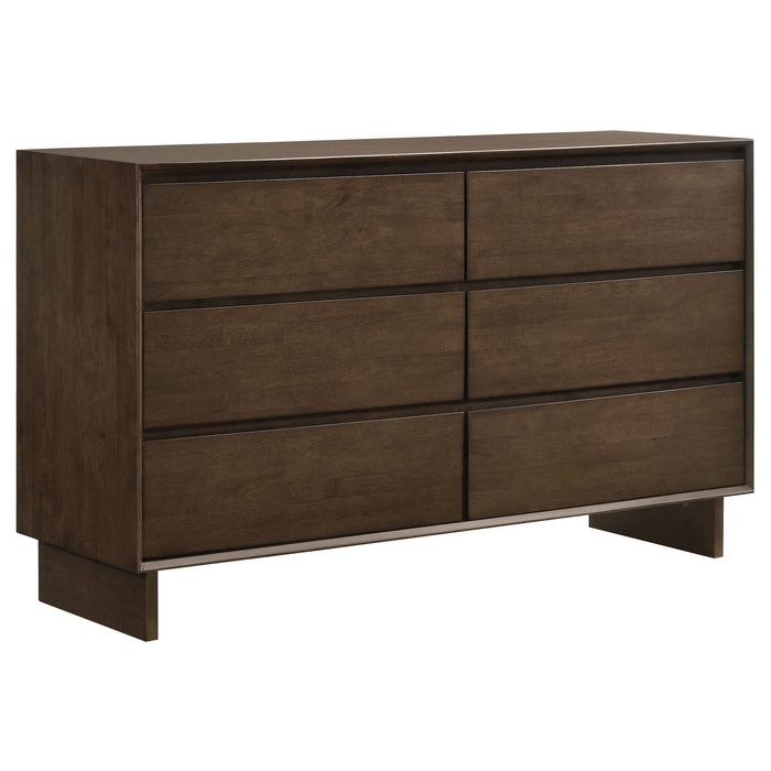 Glenwood - 6-Drawer Dresser Cabinet – Dressers by Coaster Fine Furniture at Furniture Wholesale Plus , Nashville furniture store