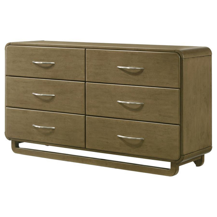 Amsbury - 6-Drawer Dresser Cabinet - Nutmeg – Dressers by Coaster Fine Furniture at Furniture Wholesale Plus , Nashville furniture store