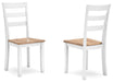 Gesthaven - Dining Room Side Chair (Set of 2) - Premium Chair Sets from Signature Design by Ashley® - Just $198! Shop now at Furniture Wholesale Plus  We are the best furniture store in Nashville, Hendersonville, Goodlettsville, Madison, Antioch, Mount Juliet, Lebanon, Gallatin, Springfield, Murfreesboro, Franklin, Brentwood