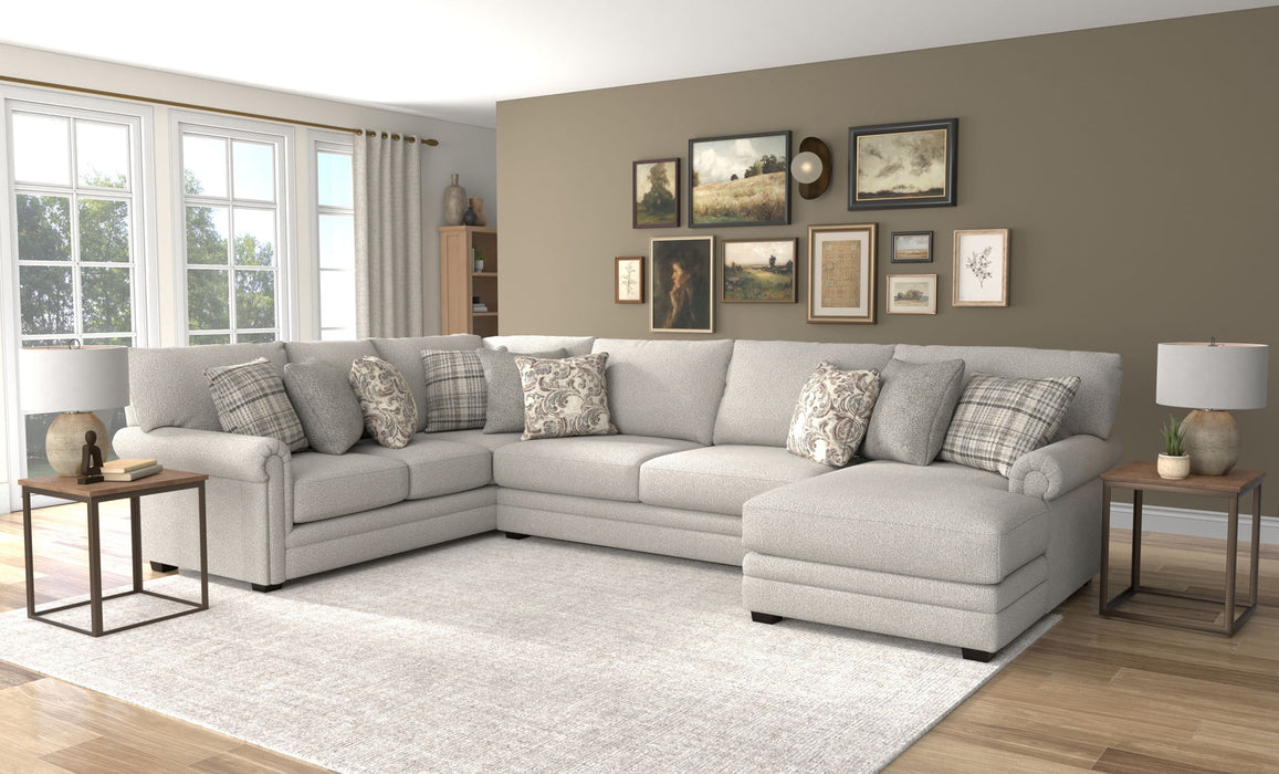 Livingston - Sectional With Comfort Coil Seating And Accent Pillows Included – Stationary Sectionals by Jackson at Furniture Wholesale Plus , Nashville furniture store