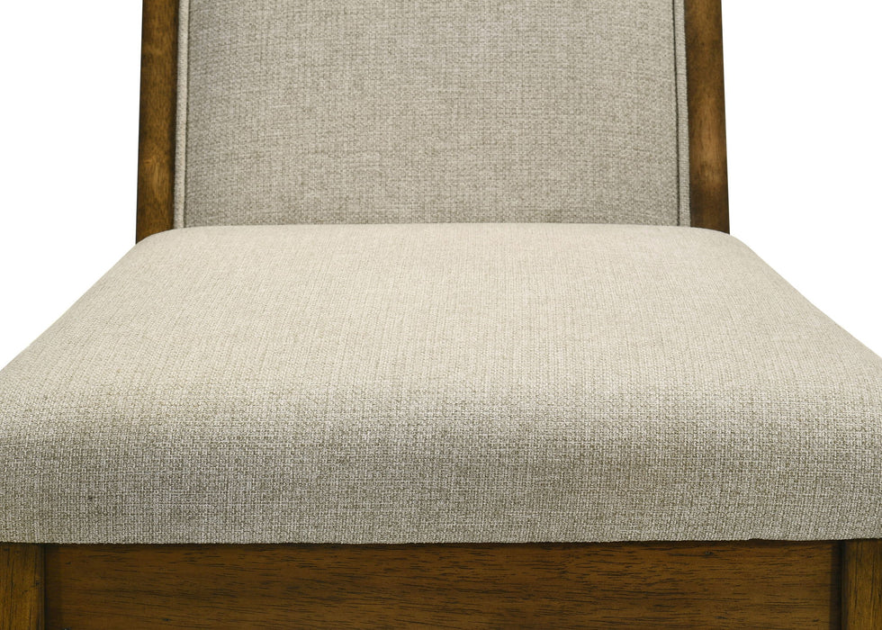 Hollister - Side Chair (Set of 2) - Gray / Dark Brown - Premium Chair Sets from Crown Mark - Just $199! Shop now at Furniture Wholesale Plus  We are the best furniture store in Nashville, Hendersonville, Goodlettsville, Madison, Antioch, Mount Juliet, Lebanon, Gallatin, Springfield, Murfreesboro, Franklin, Brentwood