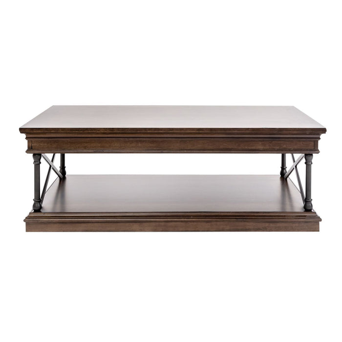 Tribeca - Rectangular Cocktail Table - Cordovian Brown – Cocktail Tables by Liberty Furniture at Furniture Wholesale Plus , Nashville furniture store