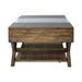 Lennox - Display Cocktail Table - Weathered Chestnut – Cocktail Tables by Liberty Furniture at Furniture Wholesale Plus , Nashville furniture store