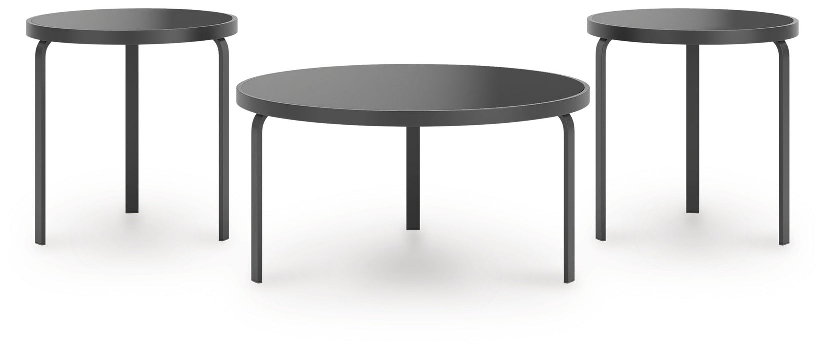 Dorylin - Occasional Table Set (Set of 3) - Black – Table Sets by Signature Design by Ashley® at Furniture Wholesale Plus , Nashville furniture store