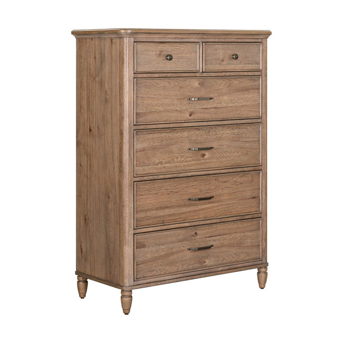 Hickory Grove - Landscape Mirror - Heirloom Brown – Mirrors by Liberty Furniture at Furniture Wholesale Plus , Nashville furniture store