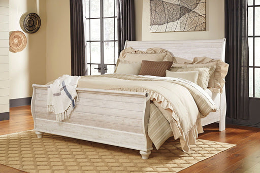 Willowton - Bed – Sleigh Beds by Signature Design by Ashley® at Furniture Wholesale Plus , Nashville furniture store